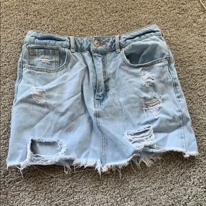 jean skirt